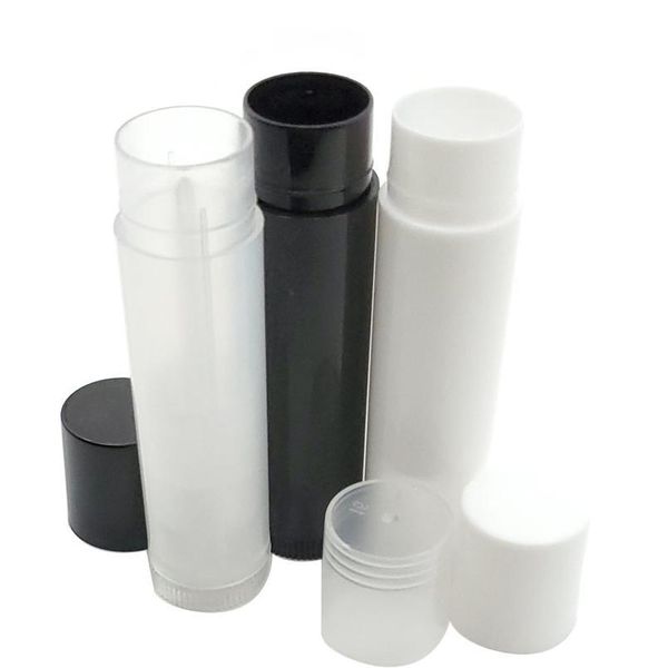 

50pcs 5g empty lip gloss tube plastic cosmetic container lipstick glue stick eyelash tube bottle transparent trave bbyspq