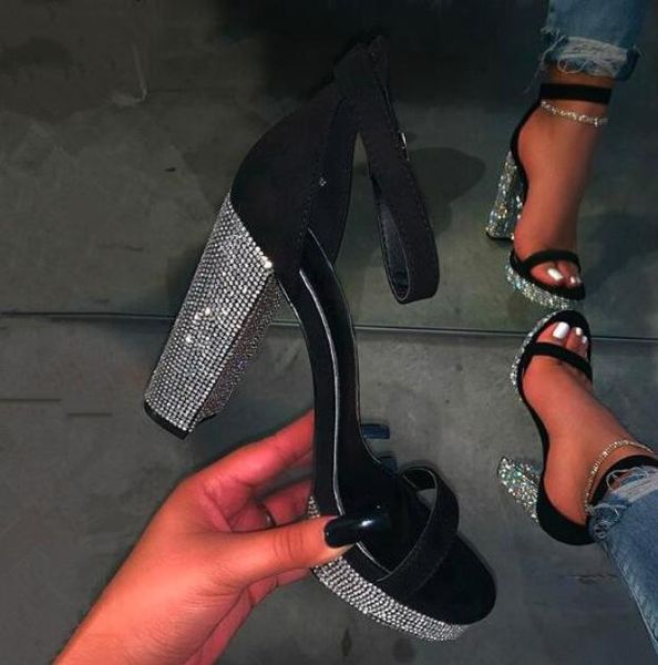 

dress shoes luxury women pumps 2021 transparent pvc high heels pointed toe slip-on wedding party brand fashion for lady, Black