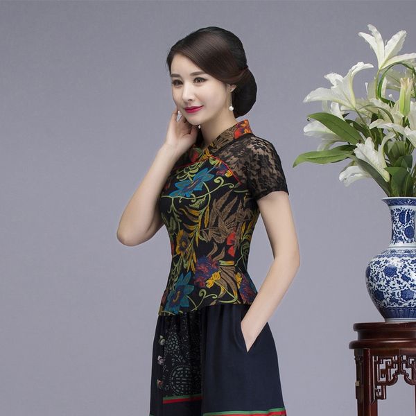 

хлопок top coathemp большой стиль тан с небольшой стенд воротник и тонкий хлопок льняной короткий рукав верхней lpwjlw339j humgu, Black;gray