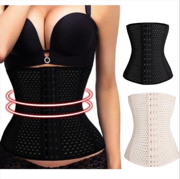 

fashion new womens waist trainer cincher underbust corset belt shapewear slim body shaper drop shipping good quality, Black;white