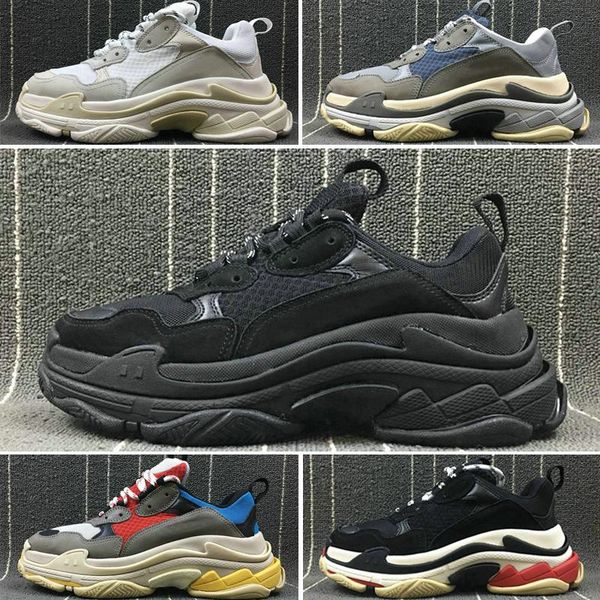 

triple s old dad shoes tripler sneakers clear sole chaussures retro scarpe women zapatos men hommes hombre mens fifty colors k577 run