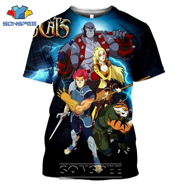 

thundercats vintage anime 3d print shirts harajuku kawaii kawaii men clothing