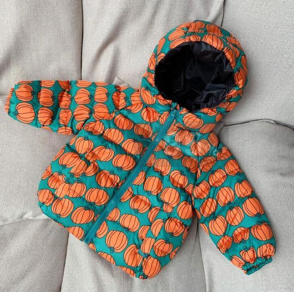 

cartoon 2019 thick children's winter short coat children's printing down jacket out clothing multi-color size, Blue;gray