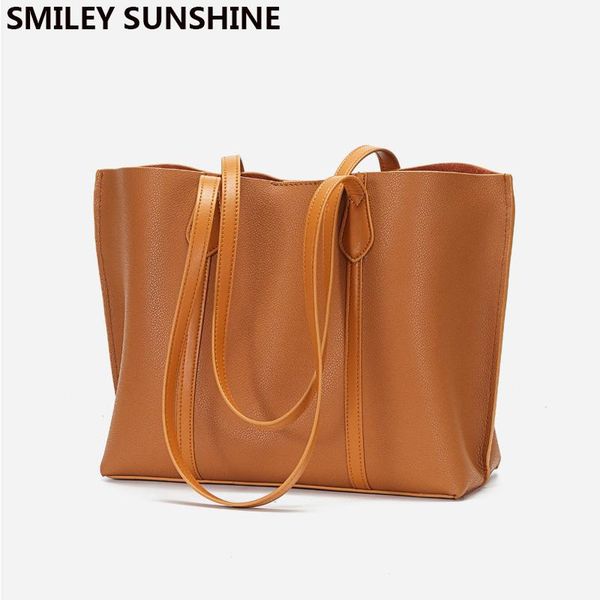 

large genuine leather shoulder bag vintage women leather handbags big ladies handle hand bags female purses and handbags