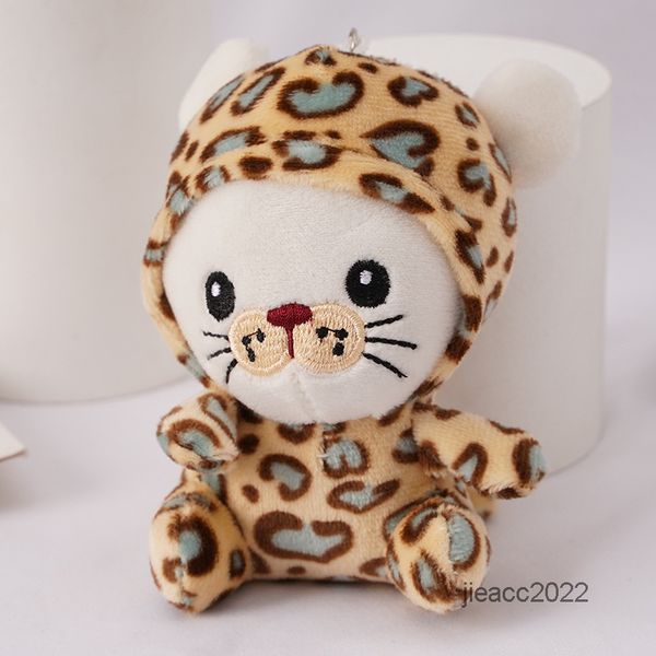 

keys chain mickings plush toy cartoon tiger mini cute small game gift, Silver