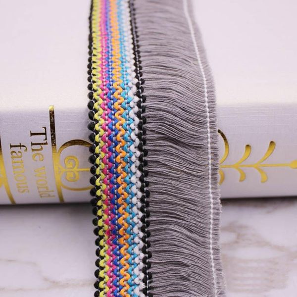 

10yards diy accessories tassel fringe cotton thread lace bohemian tassel trimming fringes for sewing clothes curtains decoration h jllvlr