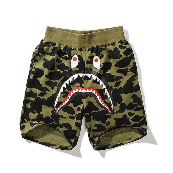 

men's modeling shorts high street drawstring pants elastic waist outdoor fitness sports shorts casual breathable camouflage shorts m-3x, White;black