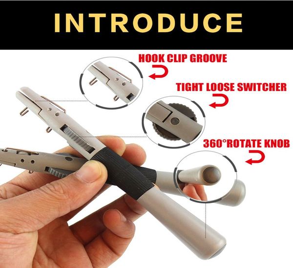 

1 шт. abs галстук-крючок устройство вручную рыбы крюк-крючок проволоки knotter line рыболовные снасти инструменты быстрый галстук связывание