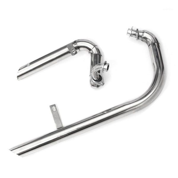 

new motorcycle motorbike exhaust muffler pipes full pipe exhaust system with silencers for virago v star xv125 xv2501