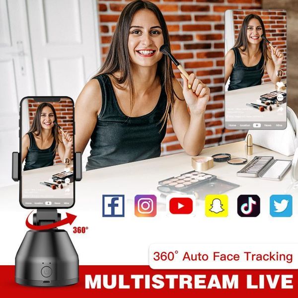 

c360 360 autotrack stand smart ai face tracking selfie stick tripod phone holder camera gimbal for vlog p