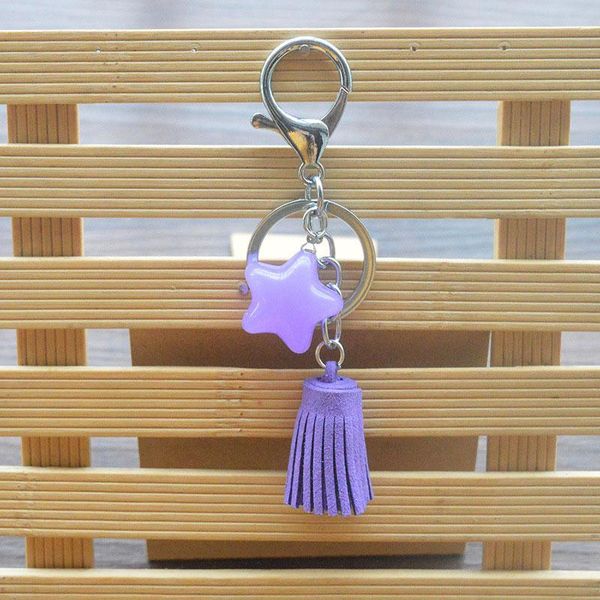 

12pcs lot personalized suede tassel flowers leather tassels for keychain bags cellphone pendant home decoration diy accessories h jllyvp