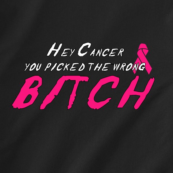 

hey cancer you picked the wrong bitch 25% donation to leukemia new arrival brand clothing fashion sport hooded sweatshirt hoodie men t shirt