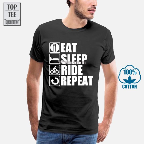 

sport designer t shirts eat sleep ride repeat mens tee shirts