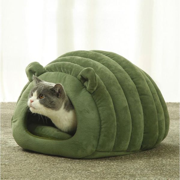 

cat beds & furniture comfortable litter four seasons universal house winter warm semi-closed dog nest pet supplies