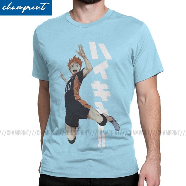 

men's haikyuu anime shoyo hinata volleyball ga hipster short sleeve crewneck plus size sport hooded sweatshirt hoodie men t shirt