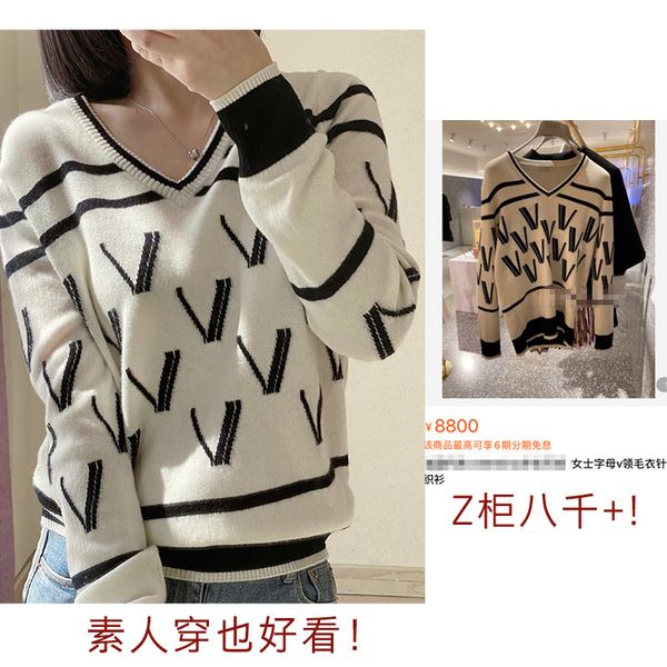 

pure cashmere wool striped mesh knit sweater for woman autumn winter jersey jumper designer rj1n, White;black
