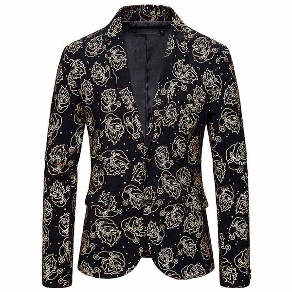 

рождество мужская blazer ницца бизнес свадьба куртка мужчины золото штамповка кнопка костюм outwear блестки костюм куртка пальто, White;black