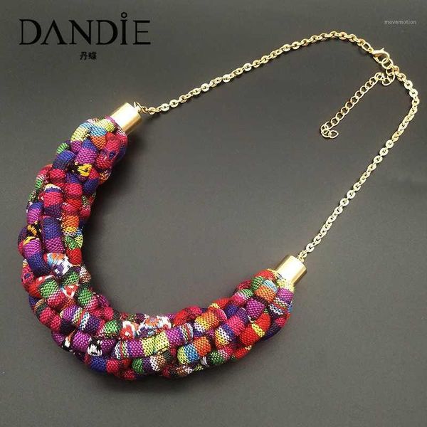 

dandie stylish cotton rope necklace, woven, simple feminine accessories1, Golden;silver