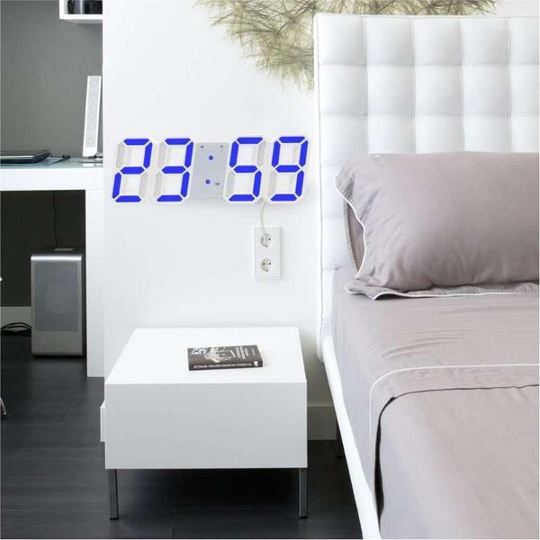 

clock digital led wall clock alarm clocks electroni decorative wall table desk digital alarm clocke with1