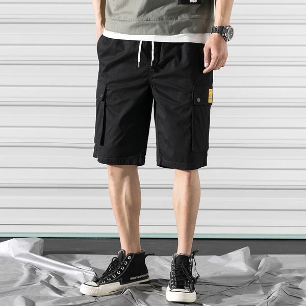 

тенденция вскользь shortsmen's в summerloose чистого хлопка sports pantsshorts спортивных брюк пляж 5-точечной pantsand износ 5-точечных брю, Blue