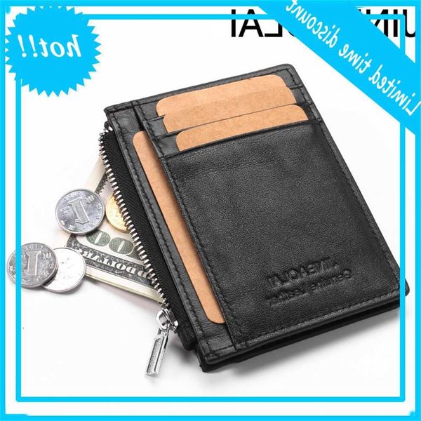 

mini wallets slender men portfolios small man pure card holder koe leather men's pocketbook