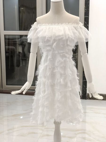 

new eyelash white /pink fashion gauze short cocktail dresses ladies party dresses women prom dress size 3969, Black