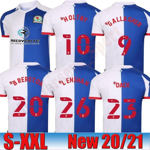 

2020 2021 футбол джерси top блэкберн футбол рубашка 20 21 armstrong бреретон holtby dack gallagher, Black;yellow