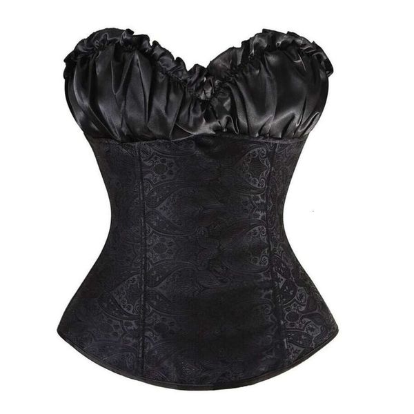 

elon straight court corset waist cover, Black;white