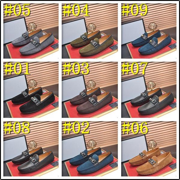 

cq7 loafer shoes men genuine leather slip-on moccasins handmade designer man casual shoes drive walk luxury leisure big size 38-46 11, Black
