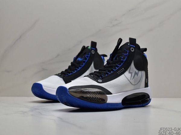 

34 2020 xxxiv fragment men jumpman basketball shoes with box 34s low colorful color sport shoes wholesale price size 40-46, Black
