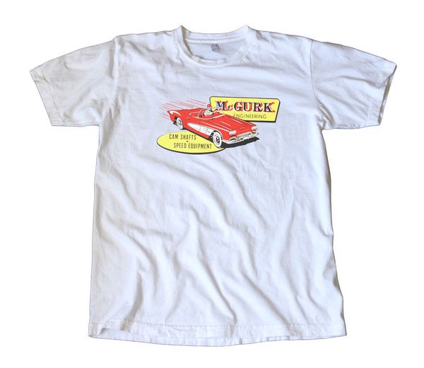 

mcgurk engineering декаль t-shirt - hotrod спорт толстовка с капюшоном толстовка