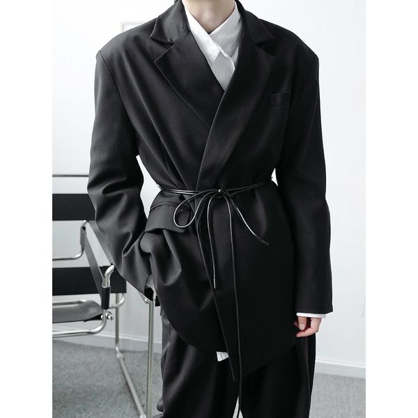 

2020 streetwear fashion man belt jacket outerwear yh71, White;black