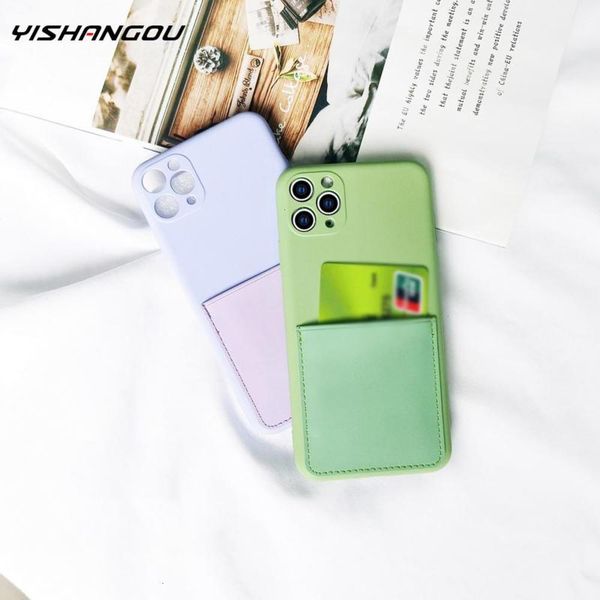 

sewqcard slot liquid silicone cover, vip 11 12 pro xs xr 8 7 6 s plus se 2020 soft sugar protective covervtrvgt