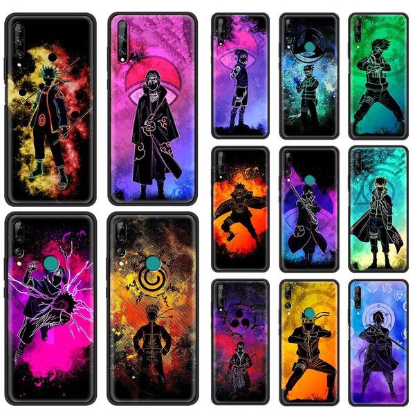 

3japane anime naruto sasuke mobile phone cover huawei y6 2019 black silicone shell y7a y5 y7 y9 prime y5p y6p y8p y6s y9s y9acf1