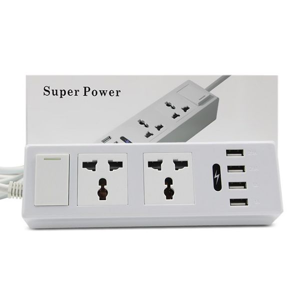 

главная 4-портовый usb быстрой зарядки кабельный штекер usb многофункциональный безопасности огнестойкие гнездо