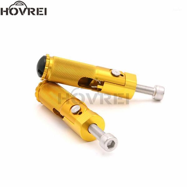 

universal motorcycle bike folding footrests footpegs foot rests pegs rear pedals for1