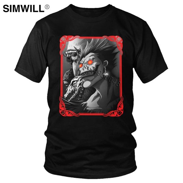 

unique mens death note short sleeved round neck tshirt printed light yagami ryuk tee loose fi sport hooded sweatshirt hoodie men t shirt