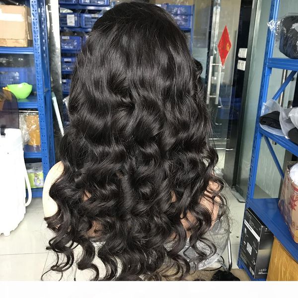 

human hair lace front wigs for black women loose wave lace frontal brazilian virgin hair quality