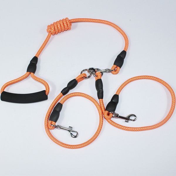 

pet supplies leash doggy double head traction rope outdoor multi colors one drag two tractions belt new arrival 10yc3 l1