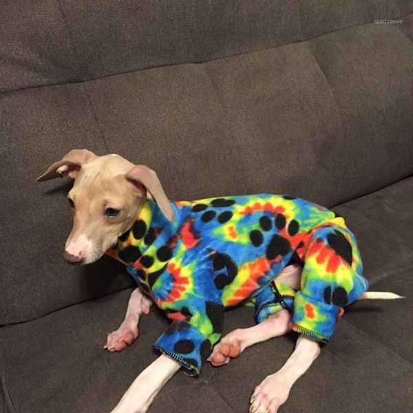 

dog apparel clothing coat color printed turtleneck plus velvet clothes big clothes1