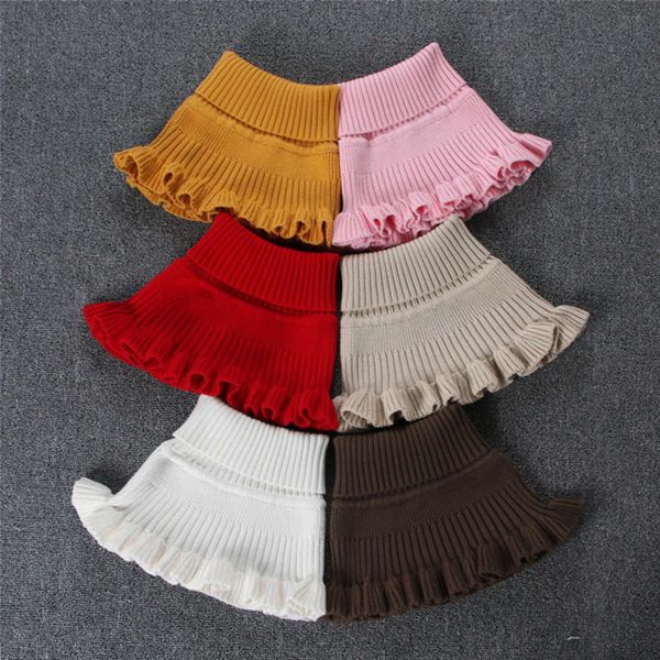 

korean candy color cotton children's warm bib sweater 5ys3, Red;brown