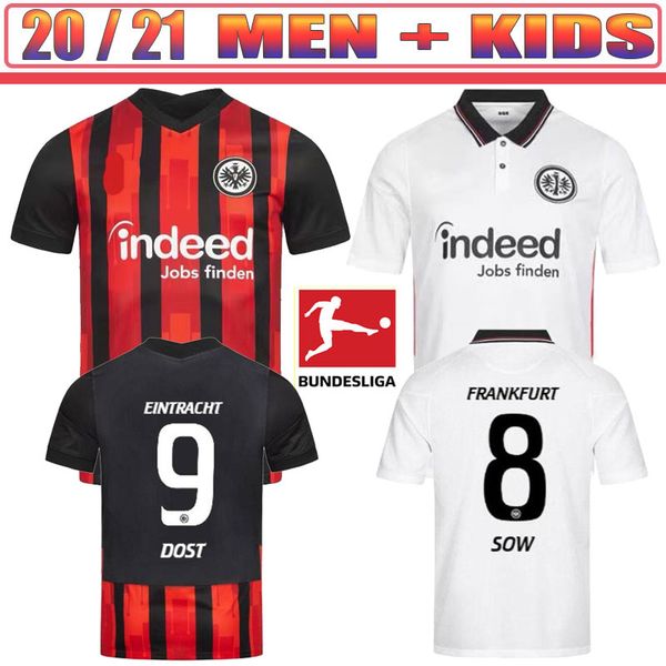 

20 21 айнтрахта футбол джерси silva costa 2020 2021 frankfurt главной дост свиноматку kostic hinteregger камада men kids kit футбольные майк, Black;yellow