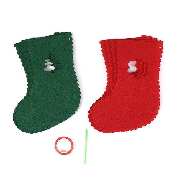 

elk felt flag sock diy garlands xmas flags bunting merry christmas wedding party baby shower ceiling decoration