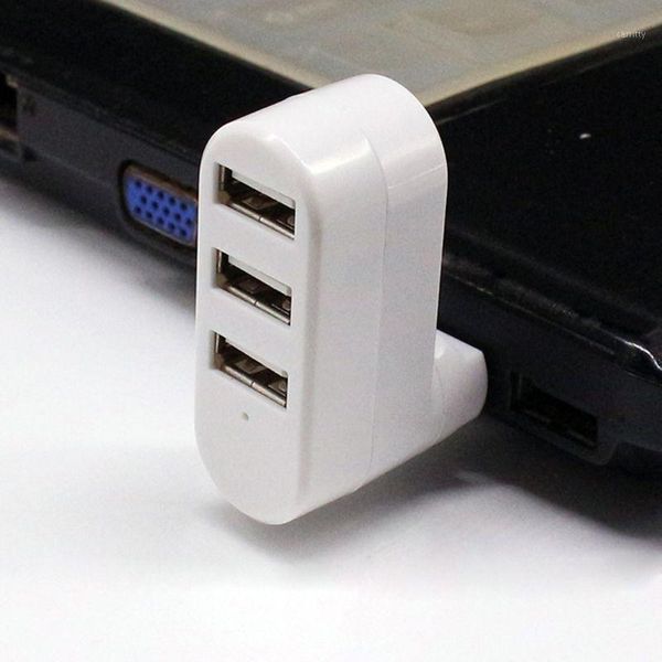 

3 port multi 2.0 usb hub mini usb hub high speed rotate splitter for lappc r9cb1