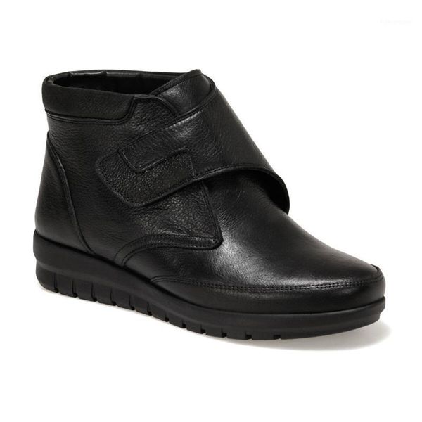 

boots flo 92.101054.z black women comfort shoes polaris 5 point1