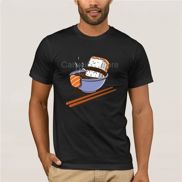 

round neck cool man's sushi food men short sleeve cotton noodles fashion 2020 trend hoodie designers t shirts sweatshirt