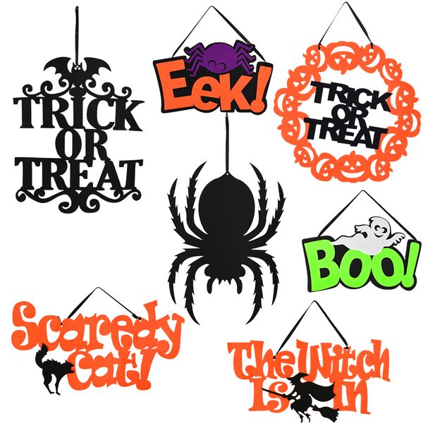 

decoration felt spider hanging ornament props for window door tree decor pendants halloween festival party supplies