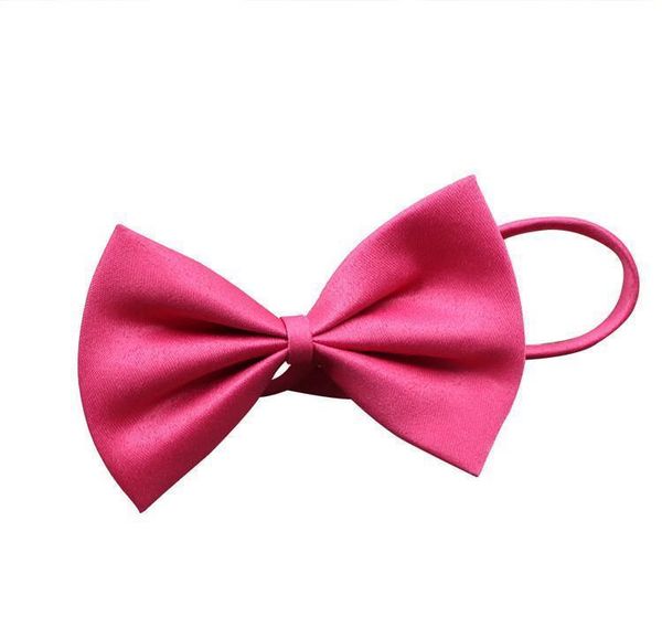 

19 colors adjustable pet dog bow tie dog tie collar flower accessories decoration supplies pure color bowknot nec wmtyxn jjxh