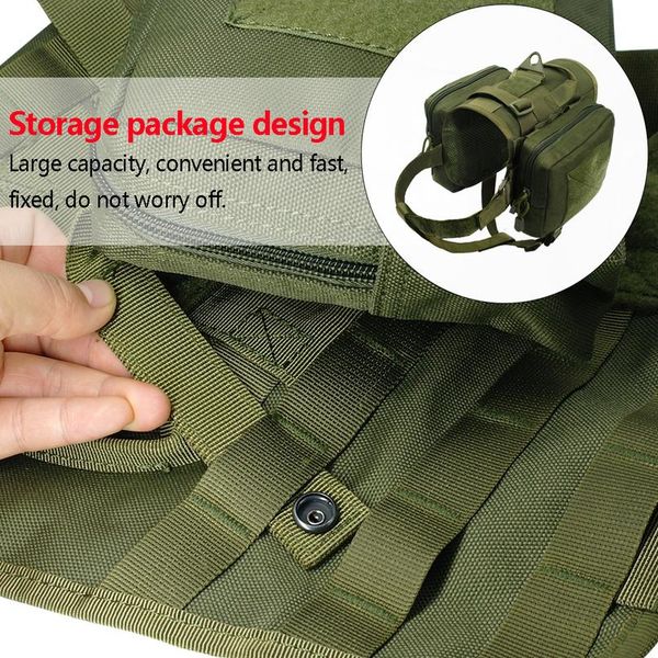 

tactical dog harness military molle vest nylon pet training harnesses for medium large dogs german shepherd k9 army g wmtzce