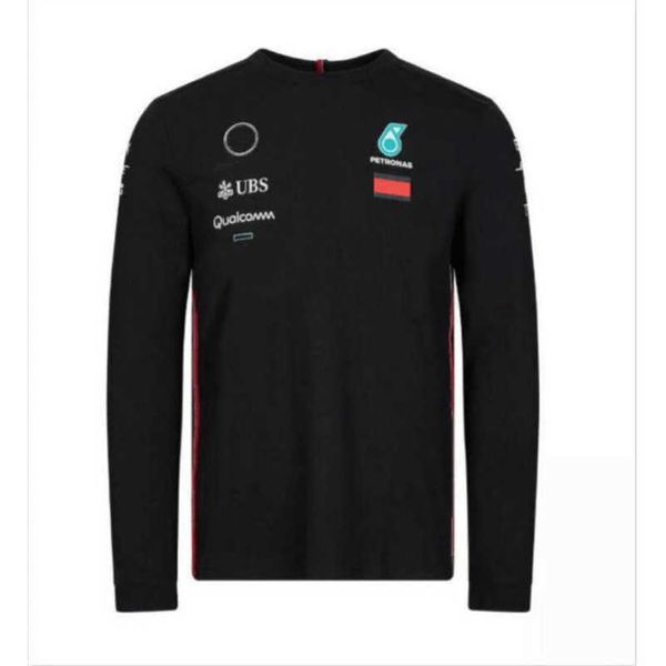 

mens brand petronas luxury mercedes amg t shirts sweatshirts f1 formula one racing women casual long sleeve t-shirts benz lewis hamilton tea, White;black